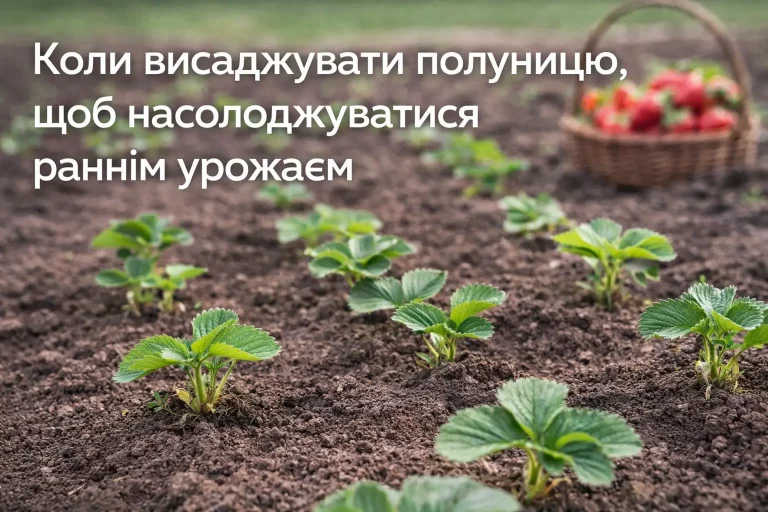 Коли висаджувати полуницю, щоб отримати ранній урожай